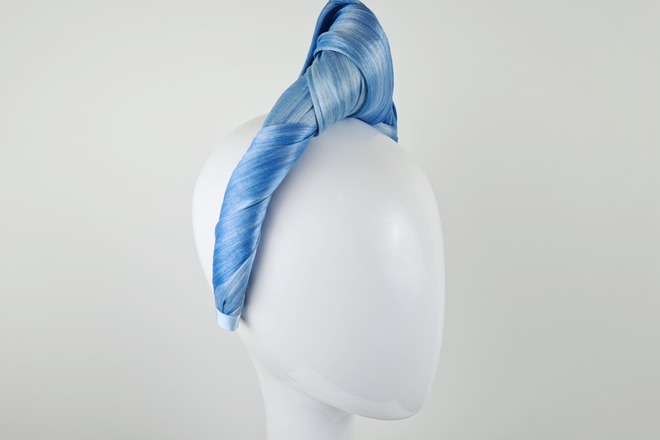 Light Blue Headband Turban - Lana