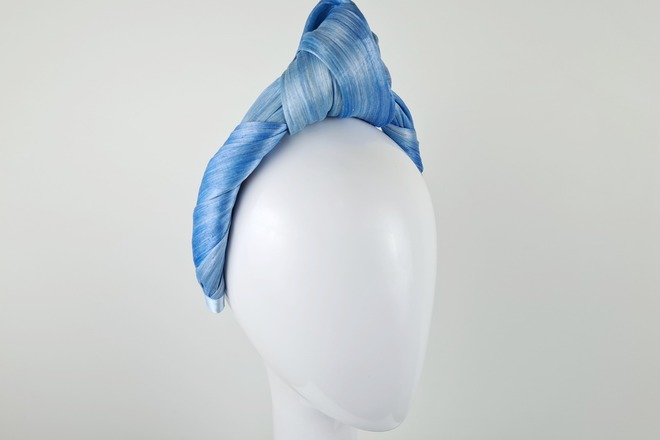 Light Blue Headband Turban - Lana