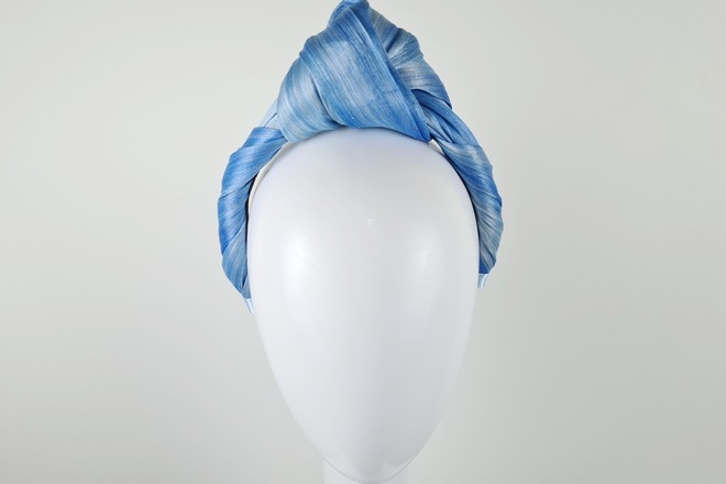 Light Blue Headband Turban - Lana