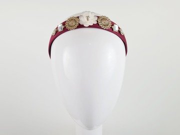 For Sale: JULIETA - RED & WHITE JEWELLED HEADBAND