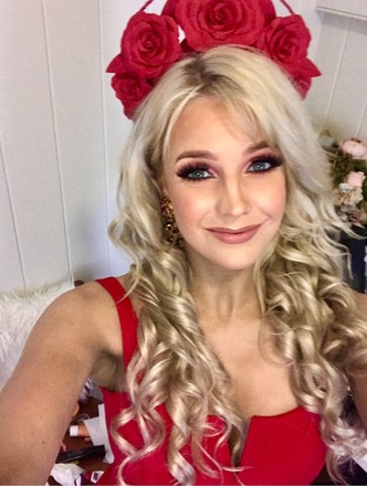 Red Roses Halo Fascinator