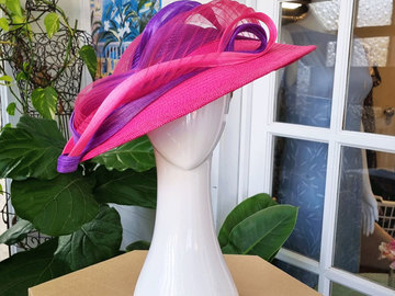 For Sale: Pink and Purple Statement Hat
