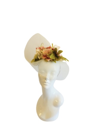 Flower Ivory Hat 