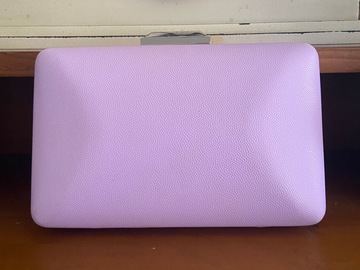 For Rent: Olga Berg Mauve Pod clutch 