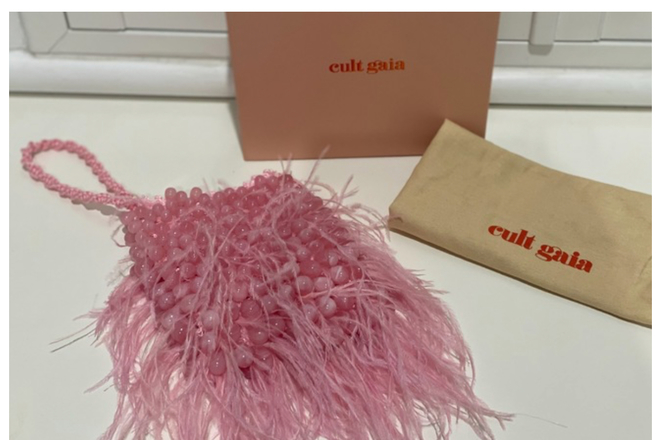 Cult Gaia bag pink 