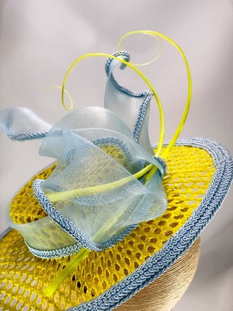 Ms Bella Boater Hat by Melissa-Gaye Designs