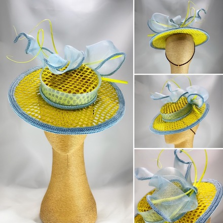 Ms Bella Boater Hat by Melissa-Gaye Designs