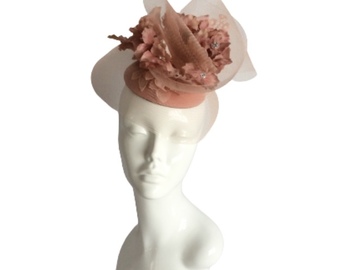 For Sale: Peach Flower Hat 