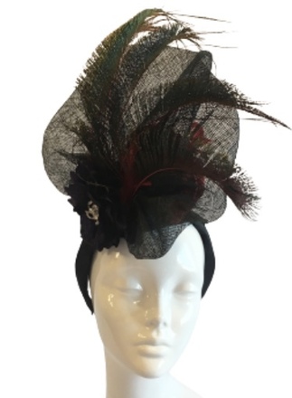 Peacock Feathers Headpiece 