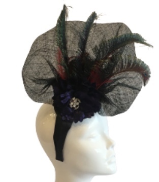 Peacock Feathers Headpiece 