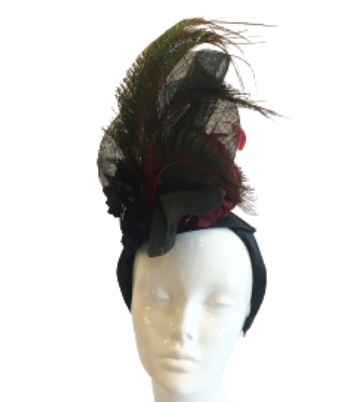Peacock Feathers Headpiece 
