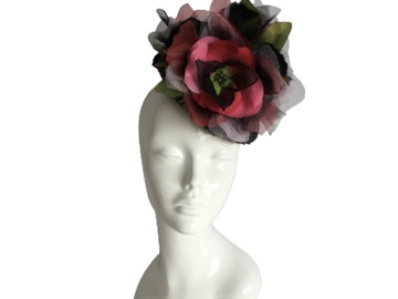 For Sale: Red /Black Flower Hat