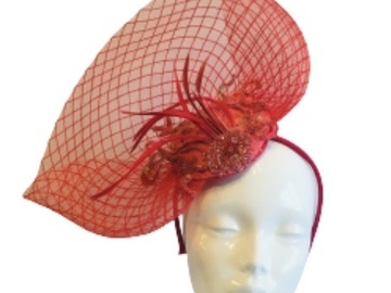 For Sale: Crinoline Freeform Red Hat 