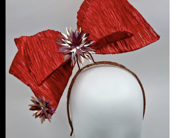 For Rent: Red Raffia Bow by Stephanie Munro