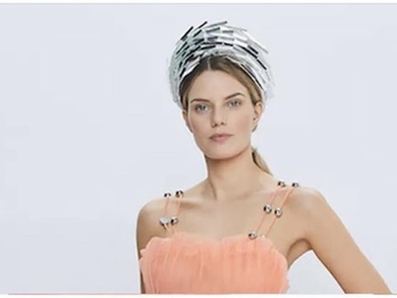 For Rent: Ana Bella Silver Mirrored headband
