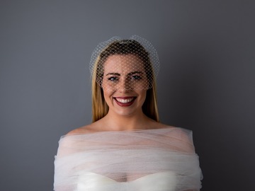 For Sale: All of Me bridal birdcage veil on headband