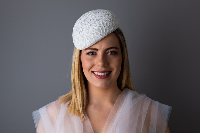 The Very Thought of You white lace beret