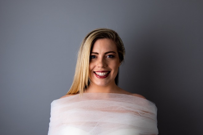 Only One for Me Beaded Wedding Headpiece