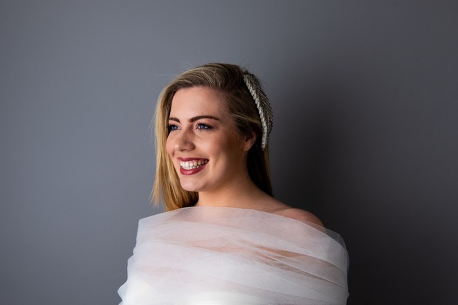 Only One for Me Beaded Wedding Headpiece