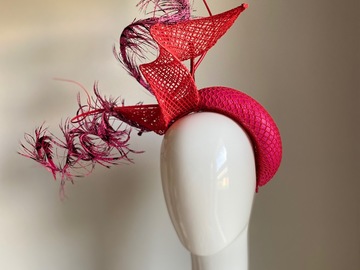 For Sale: Camille- pink and red extravaganza 