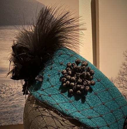 Elegant teal felt 
