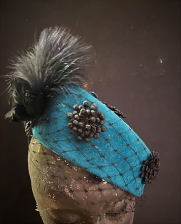 Elegant teal felt 