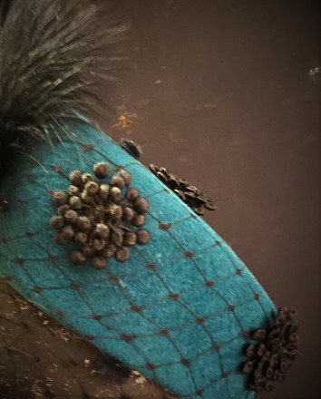 Elegant teal felt 