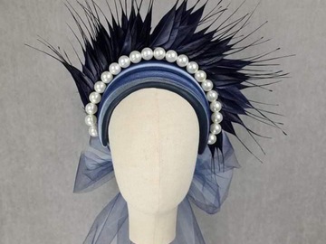 For Rent: Navy Feather Millinery by Mel