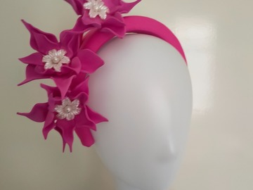 For Sale: Fuschia floral headband 