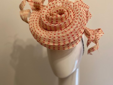 For Sale: Spotted Sinamay Swirl 