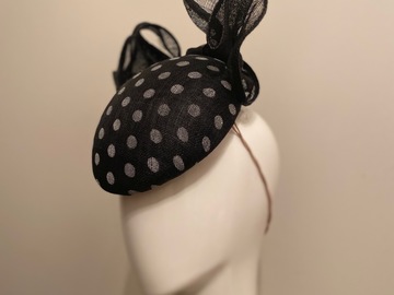 For Sale: Black and white pillbox 