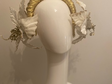For Sale: Gold and white headband 