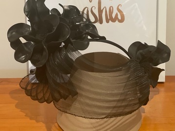 For Rent: Black Magic veiled headband 