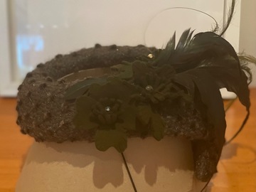 For Rent: Forrest Green  Dream winter fascinator 