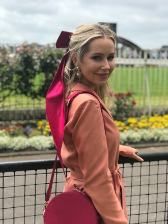 Stephanie Spencer Millinery Paris Bow Hot Pink