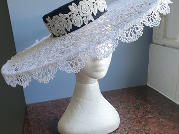 For Sale: Lace boater hat