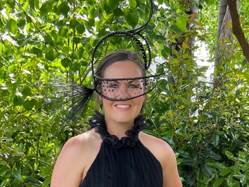 For Rent: Statement black millinery