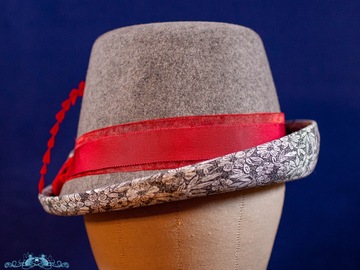 For Sale: Diane - Heather Grey and Red