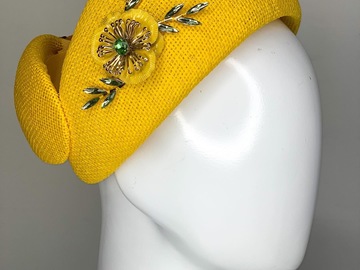 For Sale: Hepburn Halo - Yellow with jewels 