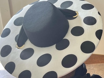 For Rent: Black and white polka dot