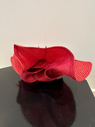 Red chopstick hat