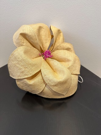 Pink and Yellow Flower Hat