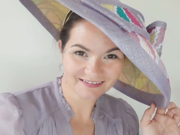 For Sale: Patchwork Wide Brimmed Hat