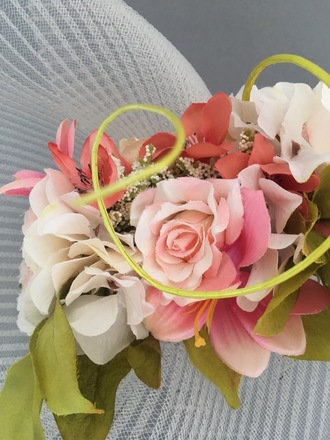 Flower Ivory Hat 