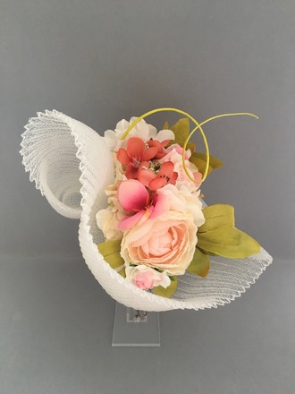 Flower Ivory Hat 