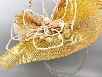 For Sale: Yellow Metallic Hat 