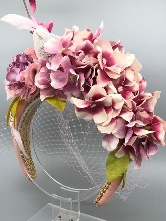 Pink Flower Crown 
