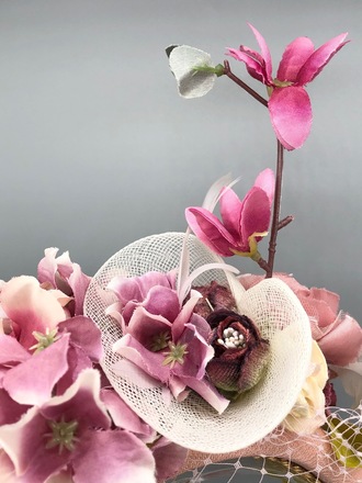 Pink Flower Crown 