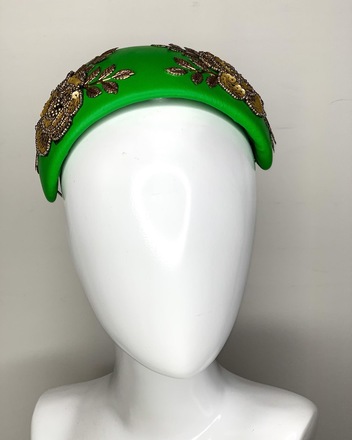 Green and Gold Bandeau & bag set