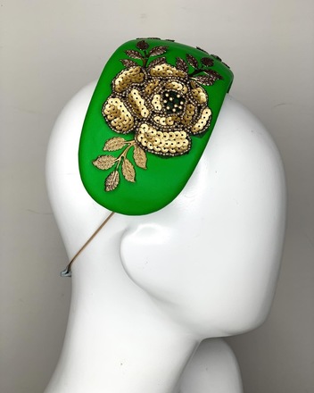 Green and Gold Bandeau & bag set